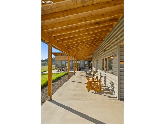 a view of a living room with a balcony