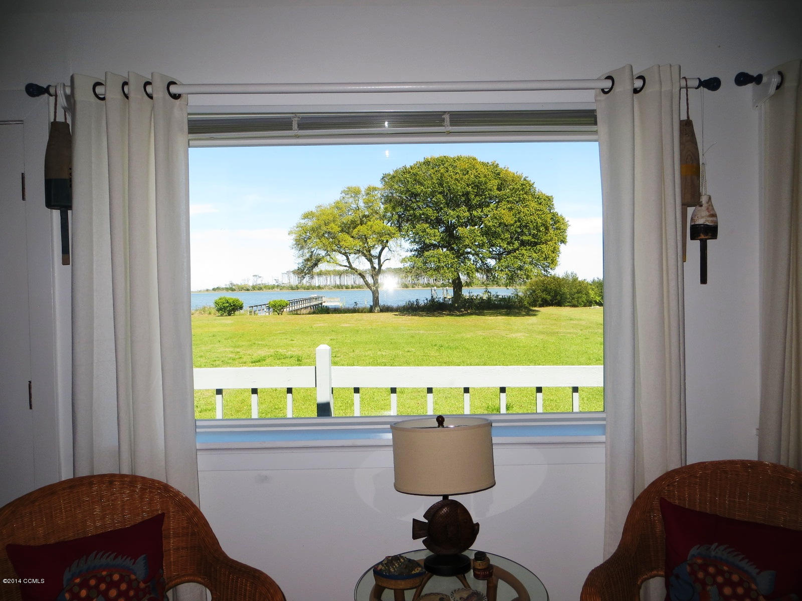 156 Taylor Road Marshallberg, NC 28553 - Photo 12 of 54 View from the Greatroom