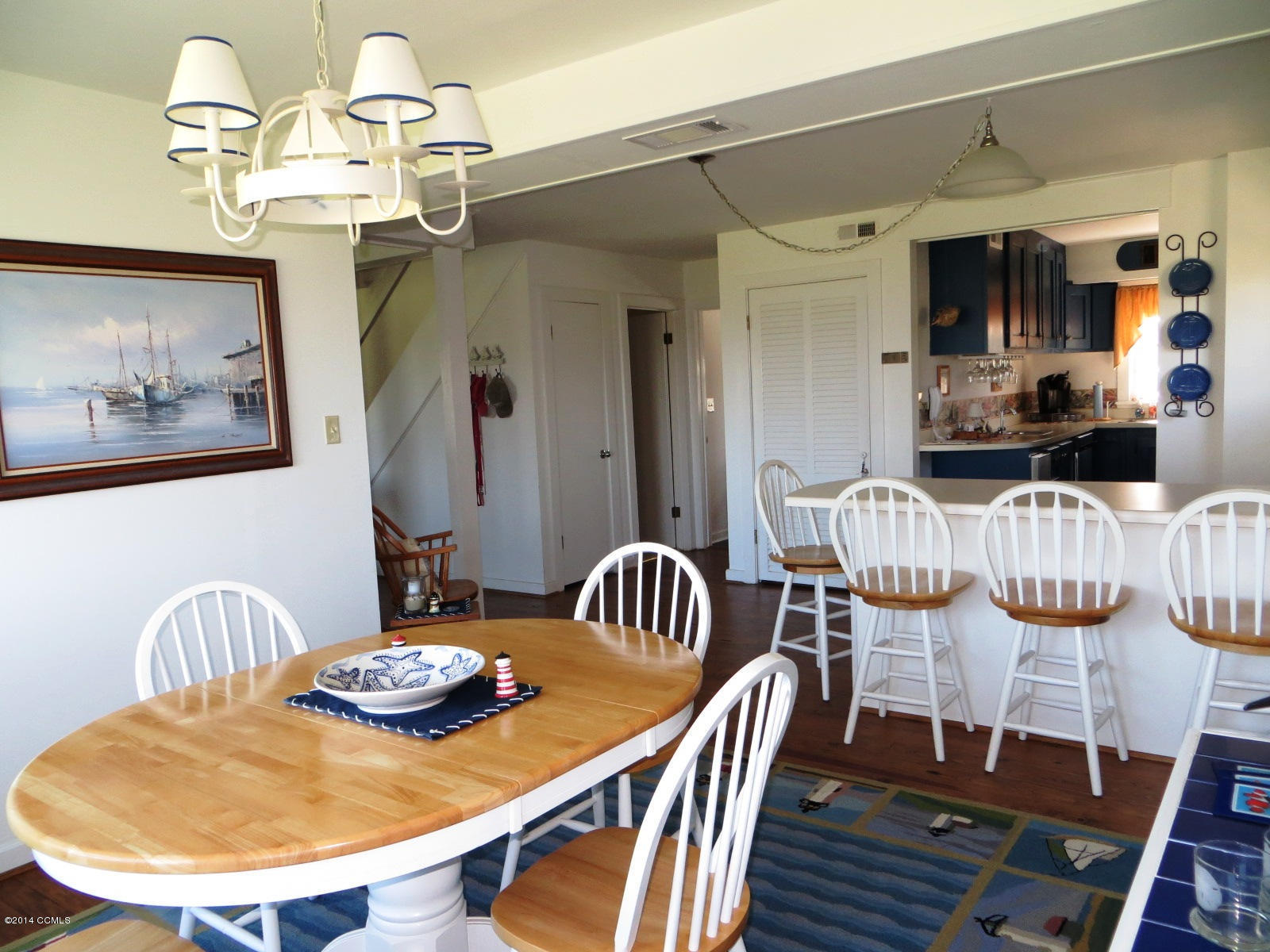156 Taylor Road Marshallberg, NC 28553 - Photo 17 of 54 Dining view toward kitchen