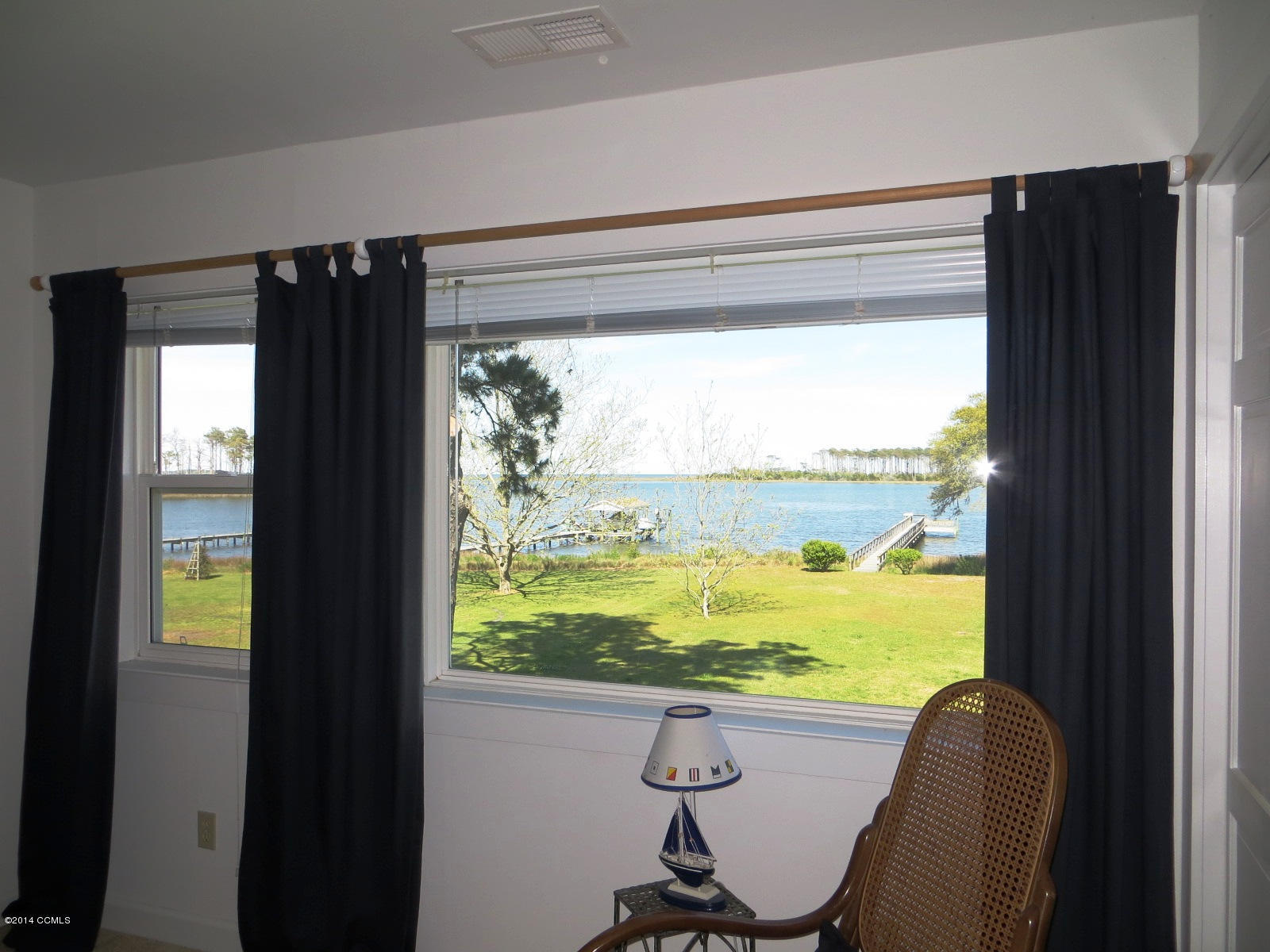 156 Taylor Road Marshallberg, NC 28553 - Photo 21 of 54 waterview from Masterbedroom