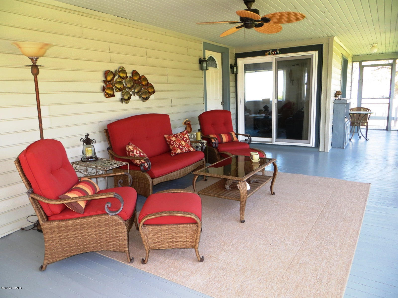 156 Taylor Road Marshallberg, NC 28553 - Photo 32 of 54 Screened porch