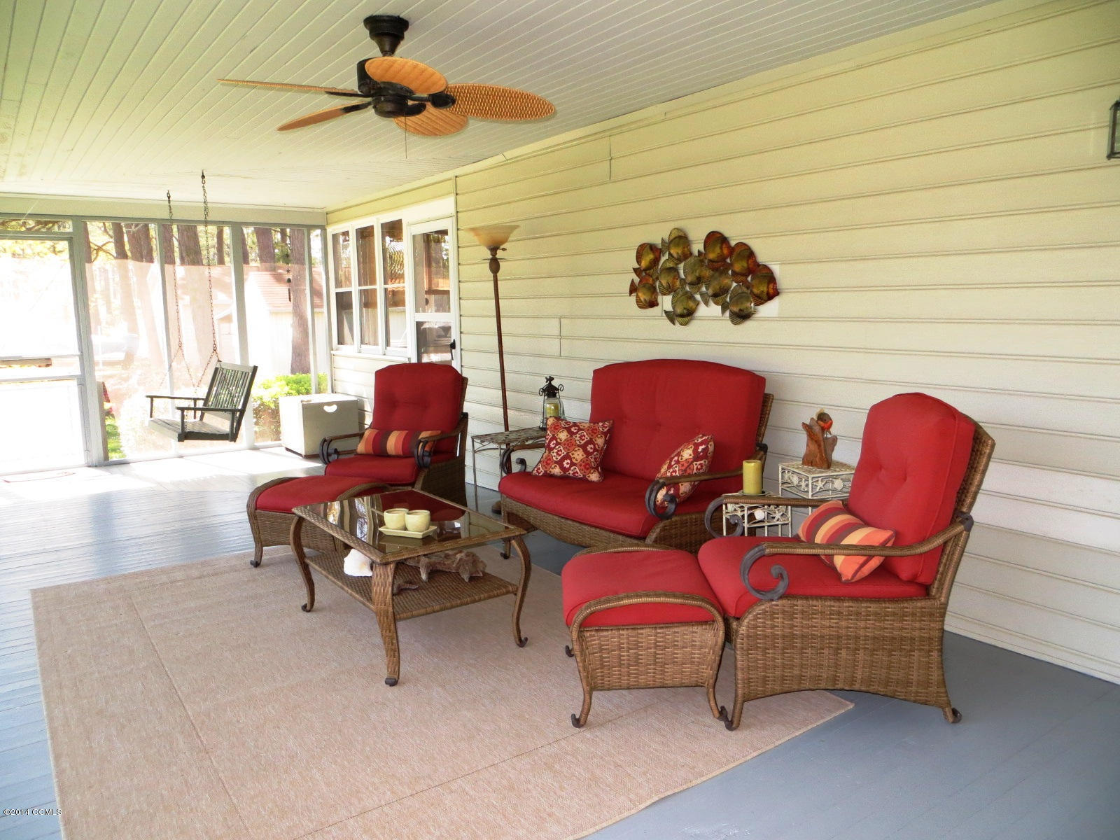 156 Taylor Road Marshallberg, NC 28553 - Photo 33 of 54 Screened porch