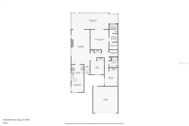 a aerial view of a house with swimming pool and green space