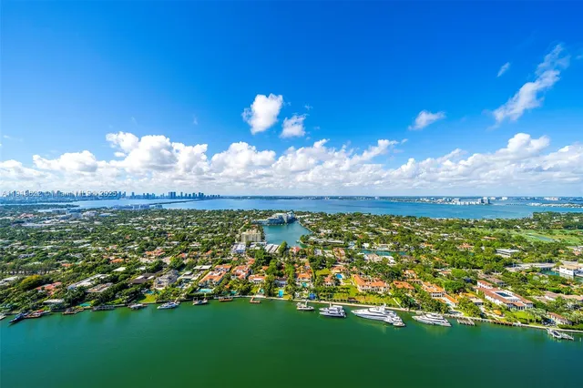 a view of a golf course with a lake