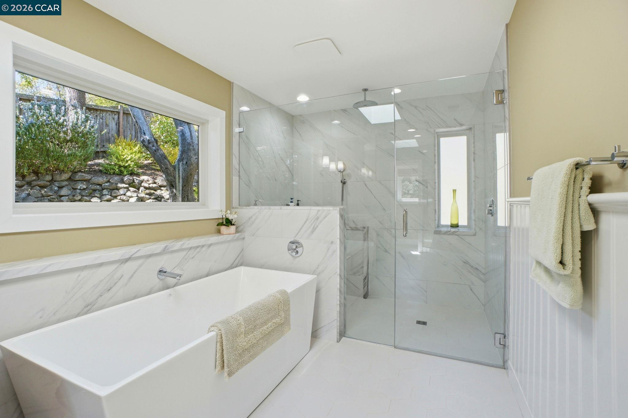 8 Simo Street Alamo, CA 94507 - Photo 19 of 41 Large walk in shower and huge soaker tub