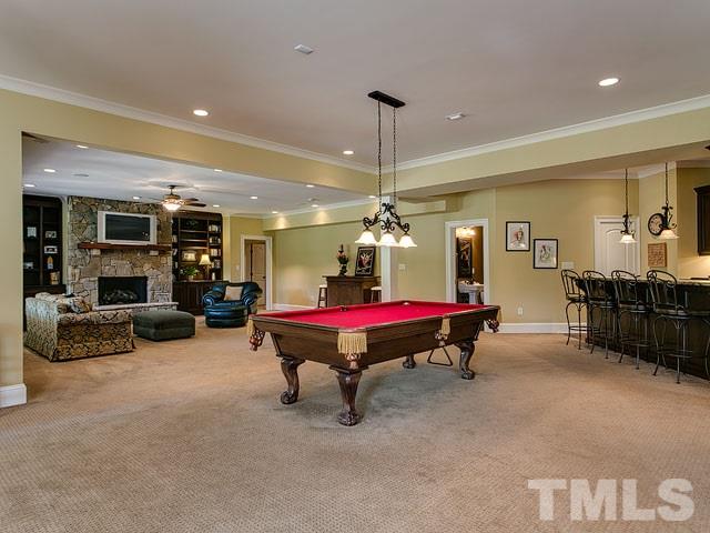 2309 Mt Vernon Church Road Raleigh, NC 27614 - Photo 16 of 25 a room with pool table and furniture