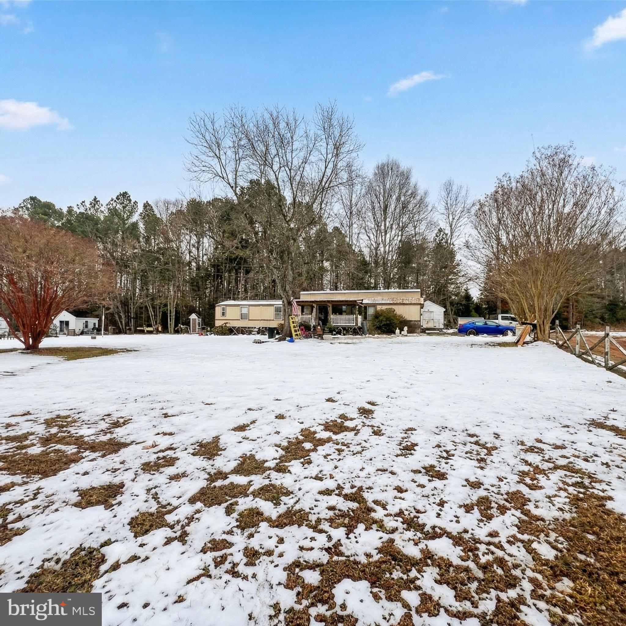 1586 Signboard Road Bumpass, VA 23024 - Photo 2 of 4 a view of snow covered with snow
