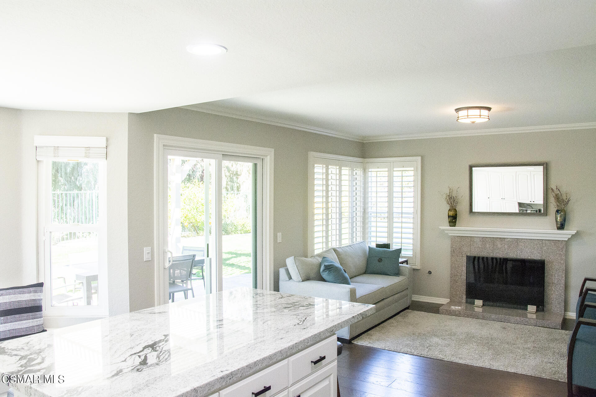 685 Overlook Road Simi Valley, CA 93065 - Photo 21 of 37 a living room with furniture and a fireplace