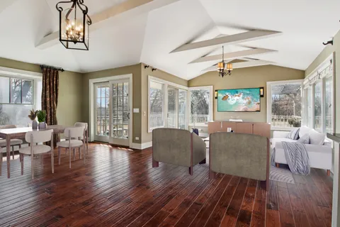 a view of a living room