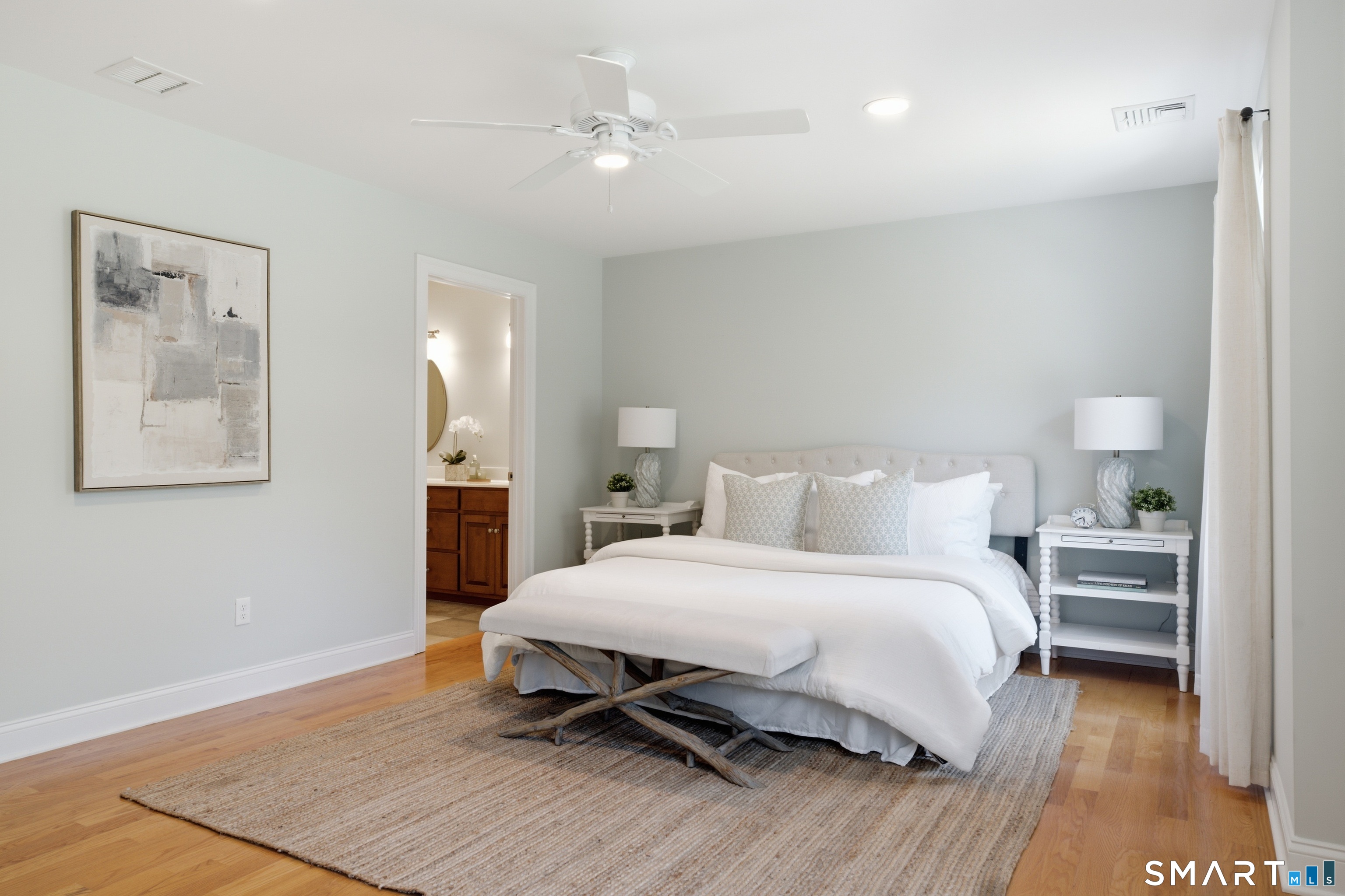 838 Little Meadow Road Guilford, CT 06437 - Photo 17 of 40 All the bedrooms and the bonus room on this level feature a ceiling fan for days when the windows can be thrown open and the AC can sit idle!
