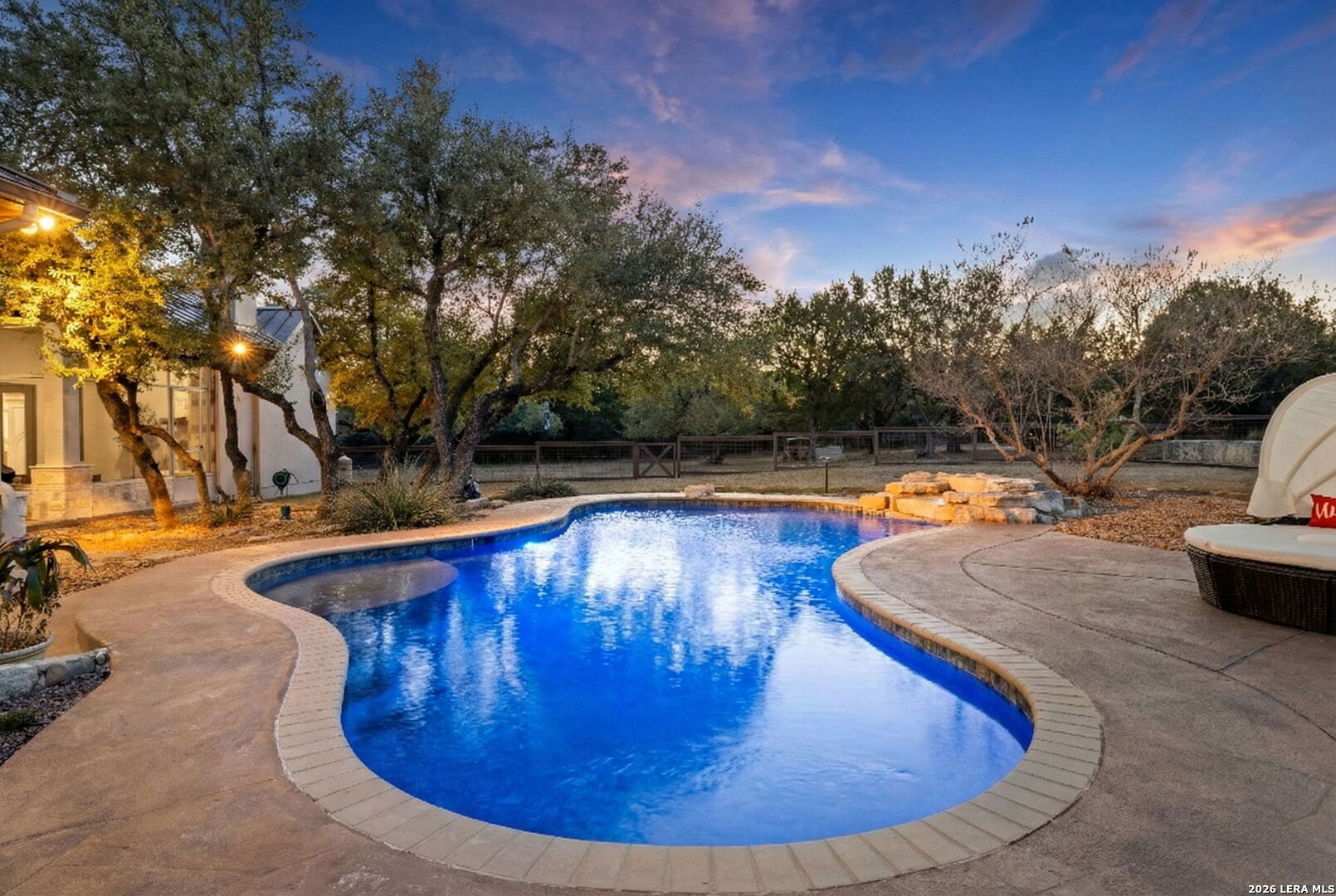 1941 Canyon Spring Branch, TX 78070 - Photo 58 of 86 a view of a swimming pool with an outdoor space