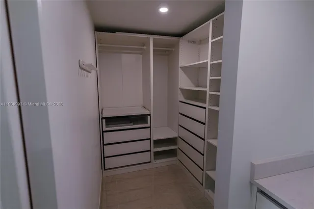 a view of walk in closet