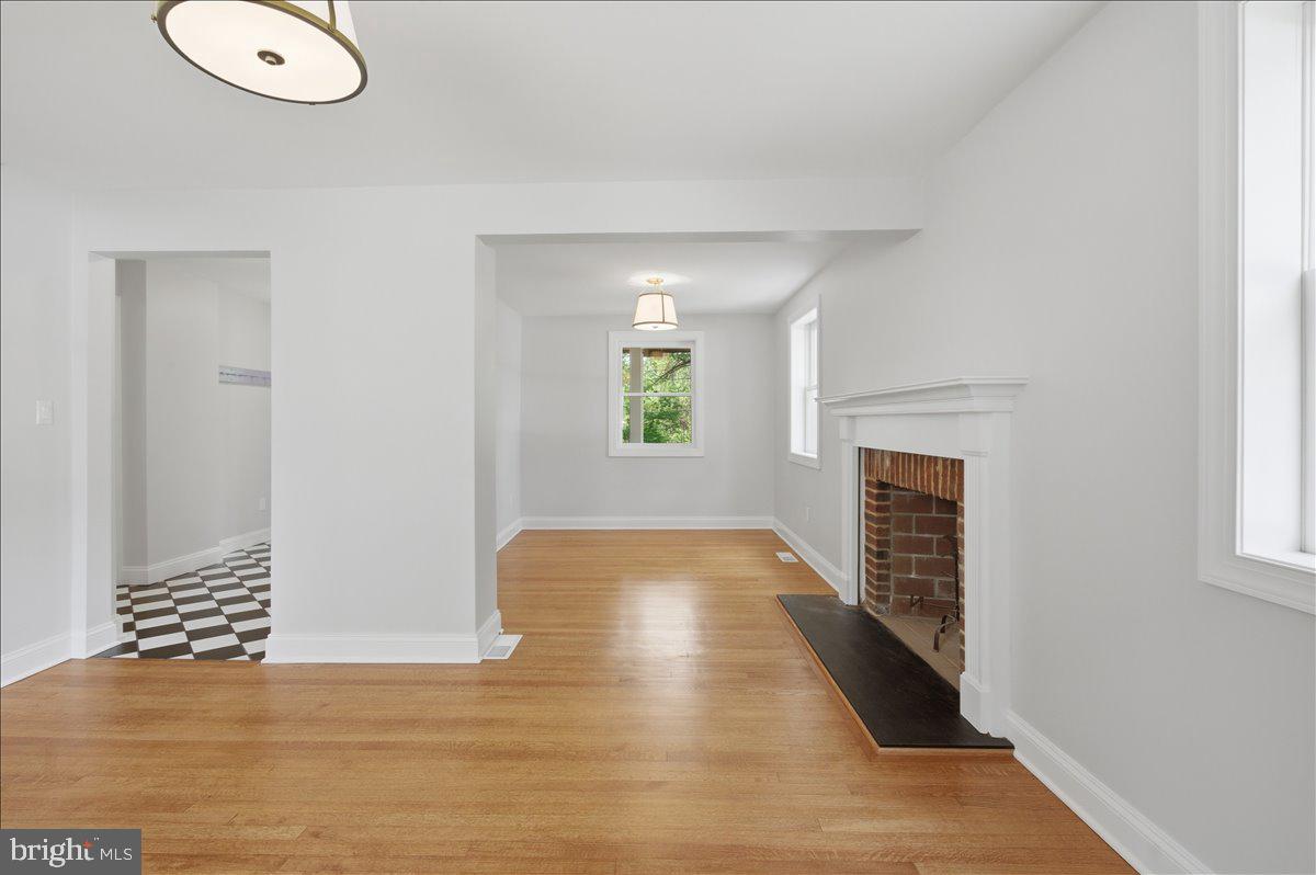 5736 8th Road North Arlington, VA 22205 - Photo 13 of 57 Living room and office/dining area