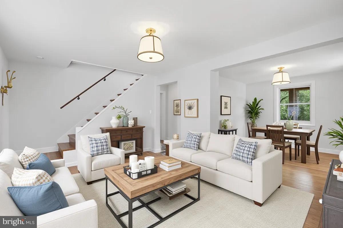 5736 8th Road North Arlington, VA 22205 - Photo 3 of 57 Living room (virtually staged)