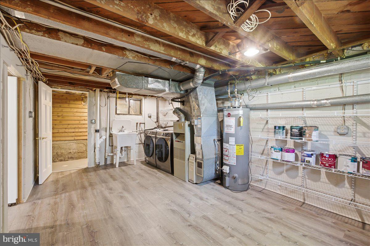 5736 8th Road North Arlington, VA 22205 - Photo 40 of 57 Basement Laundry and Storage Space