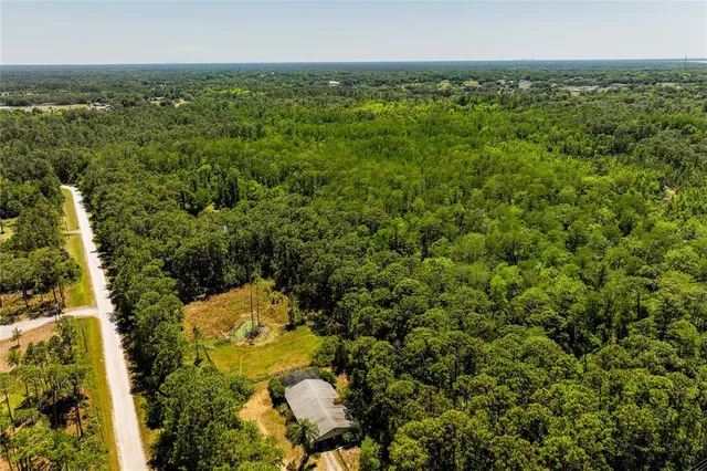 a bird view of a house