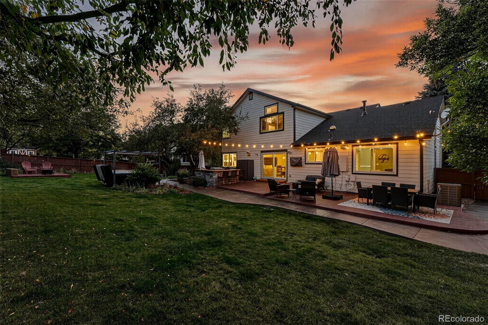 9910 Ashleigh Way Highlands Ranch, CO 80126 - Photo 41 of 49 a view of a park with bench and trees