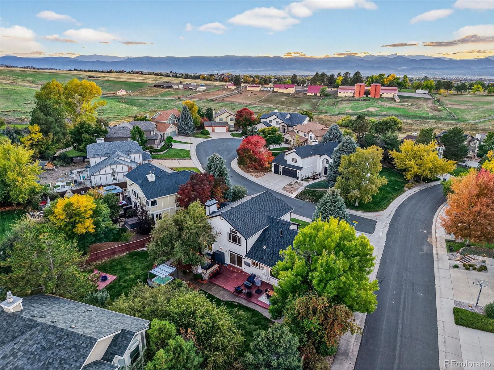 9910 Ashleigh Way Highlands Ranch, CO 80126 - Photo 43 of 49 a view of a city with lake view