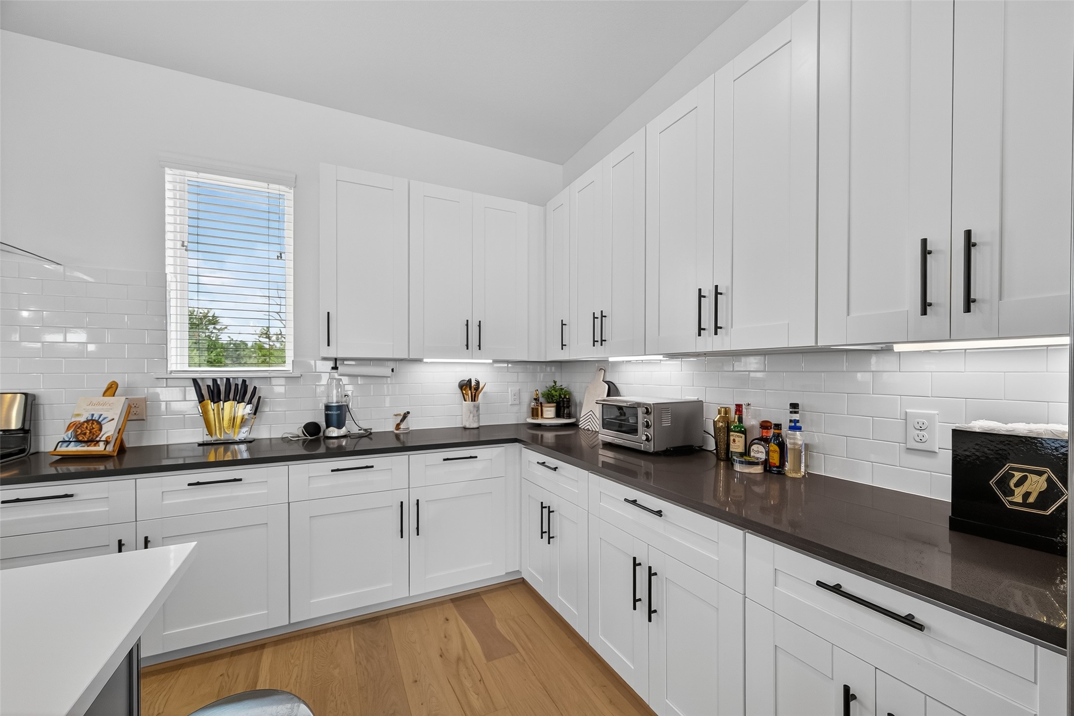 4806 Gano Street, Unit C Houston, TX 77009 - Photo 11 of 30 Counters space for days. This kitchen includes soft close cabinets & drawers