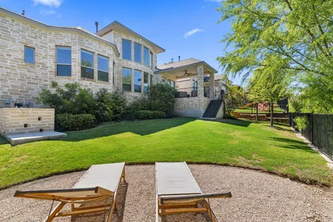 a view of a building from a balcony