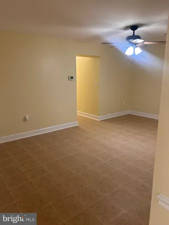 a view of gallery with hallway