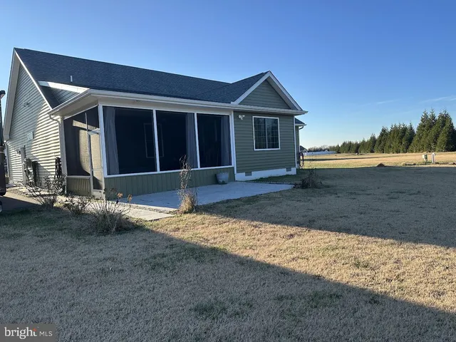 a backyard of a house