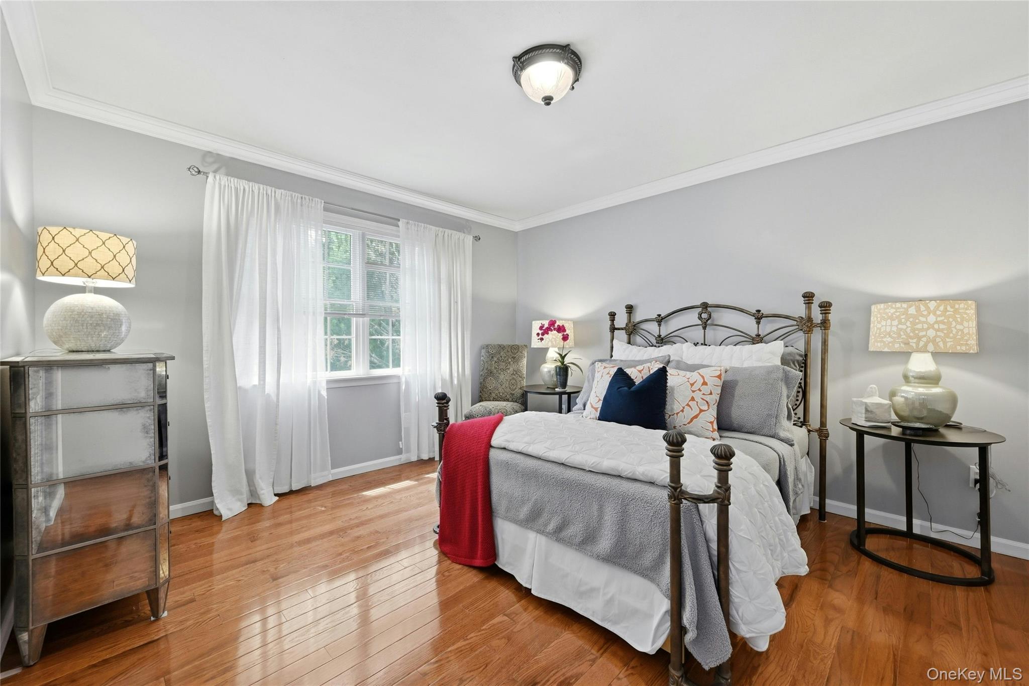 6 Thunder Road Miller Place, NY 11764 - Photo 29 of 50 The Second Guest Bedroom Is Also Well Appointed & Well Sized With Beautiful Hardwood Floors, Custom Moldings, A Double Window For Natural Light, Double Sized Closet, Ample Room For A Large Bedroom Set/Furniture, And All Understated Decor.