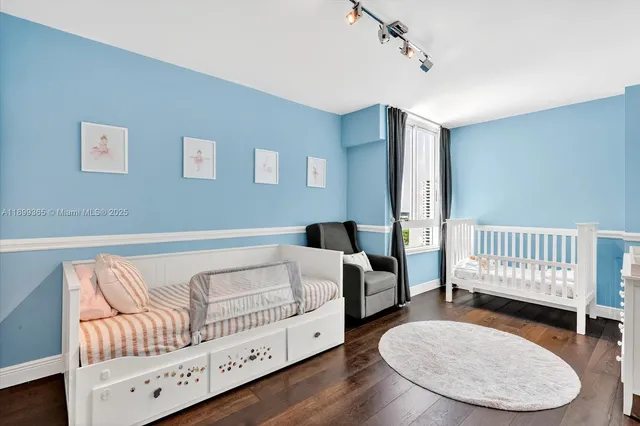 a baby room with toys