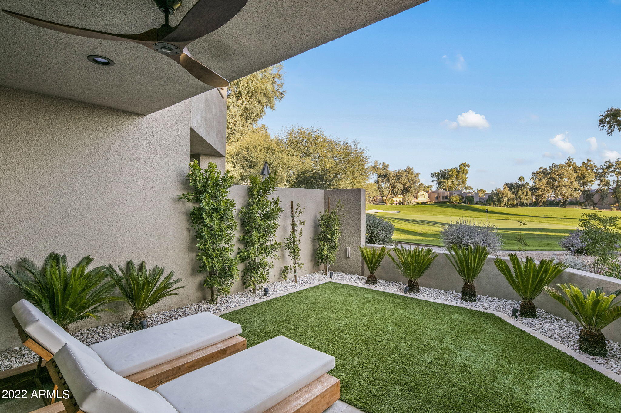 7760 East Gainey Ranch Road, Unit 45 Scottsdale, AZ 85258 - Photo 36 of 42 Outdoor Living Area