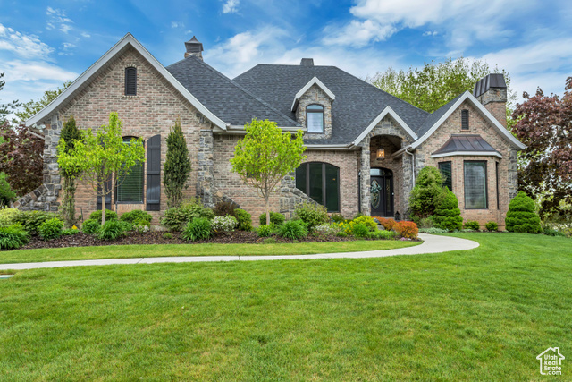 705 Hawks Rest Drive Mapleton, UT 84664 - Photo 1 of 1 View of front of house with a front yard