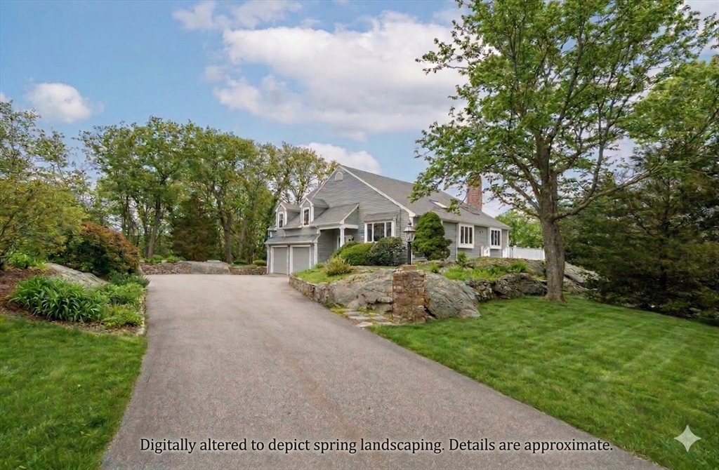 32 Howe Road Cohasset, MA 02025 - Photo 2 of 25 a front view of a house with garden