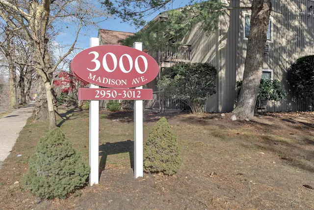 a sign that is on the side of a building