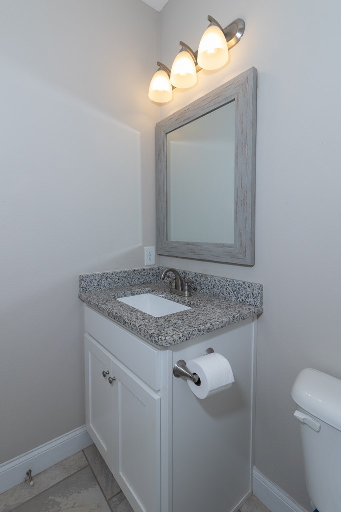 468 Valley Rescue Mission Road Hamilton, GA 31811 - Photo 14 of 29 Granite counters and framed mirror