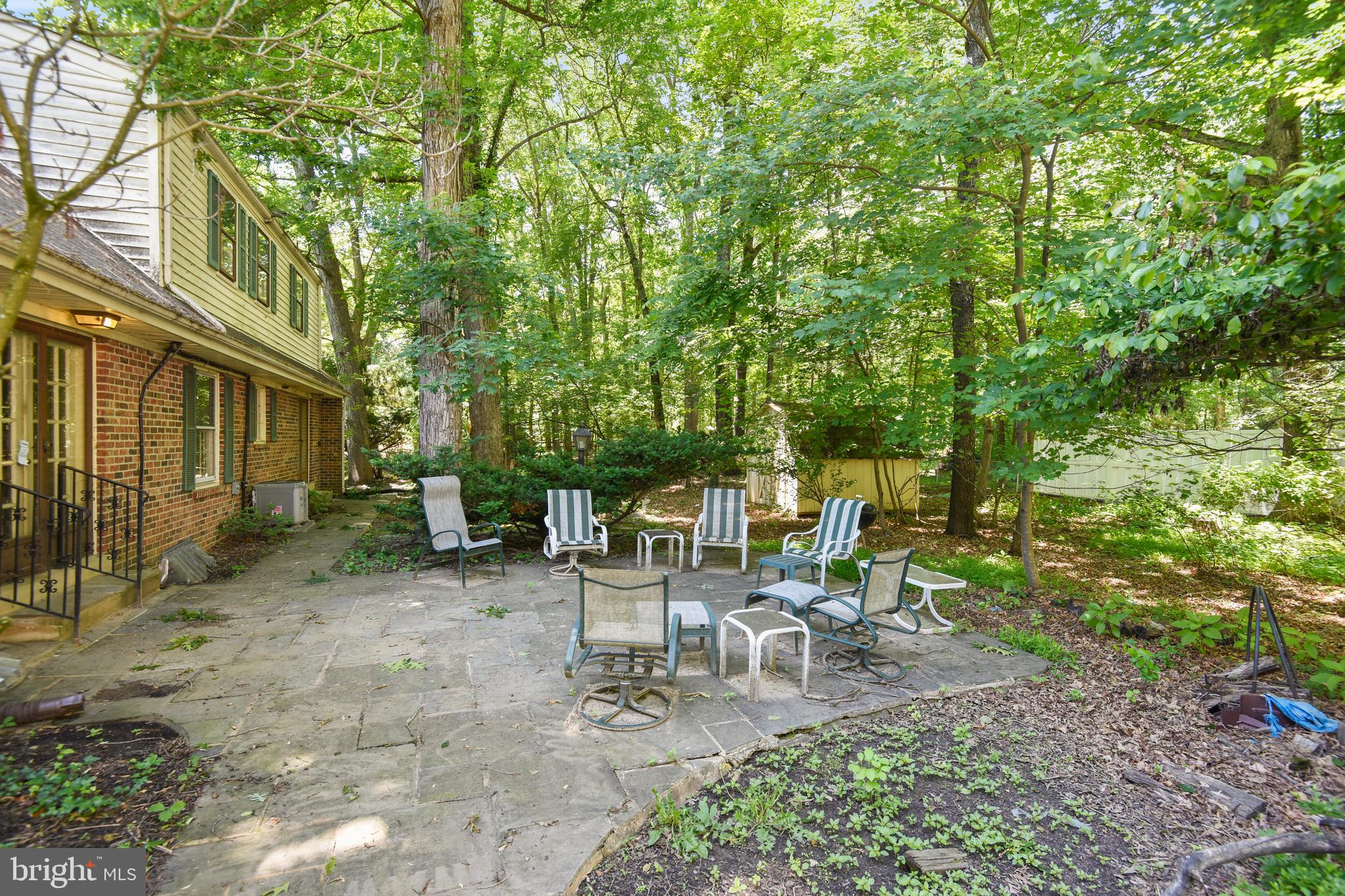 11342 Vale Road Oakton, VA 22124 - Photo 27 of 34 Stone Terrace Surrounded by Trees