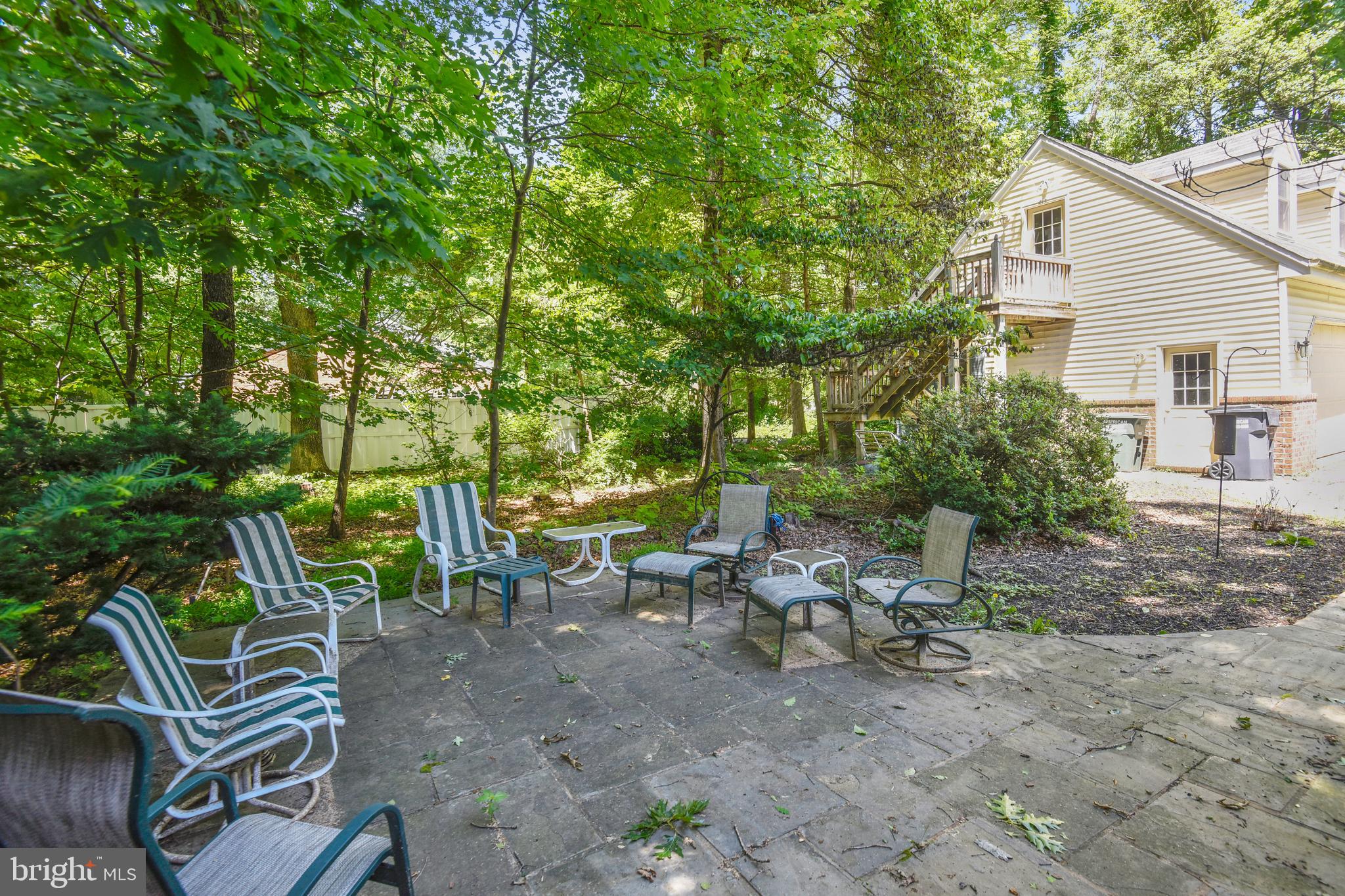 11342 Vale Road Oakton, VA 22124 - Photo 29 of 34 View from Terrace to Garage