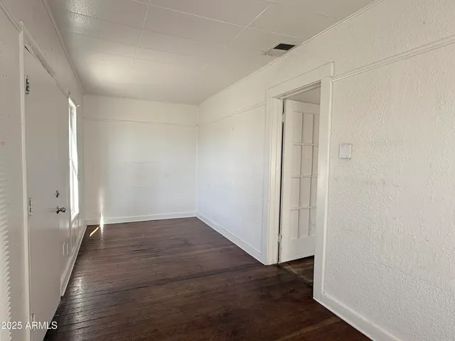 wooden floor in an empty room