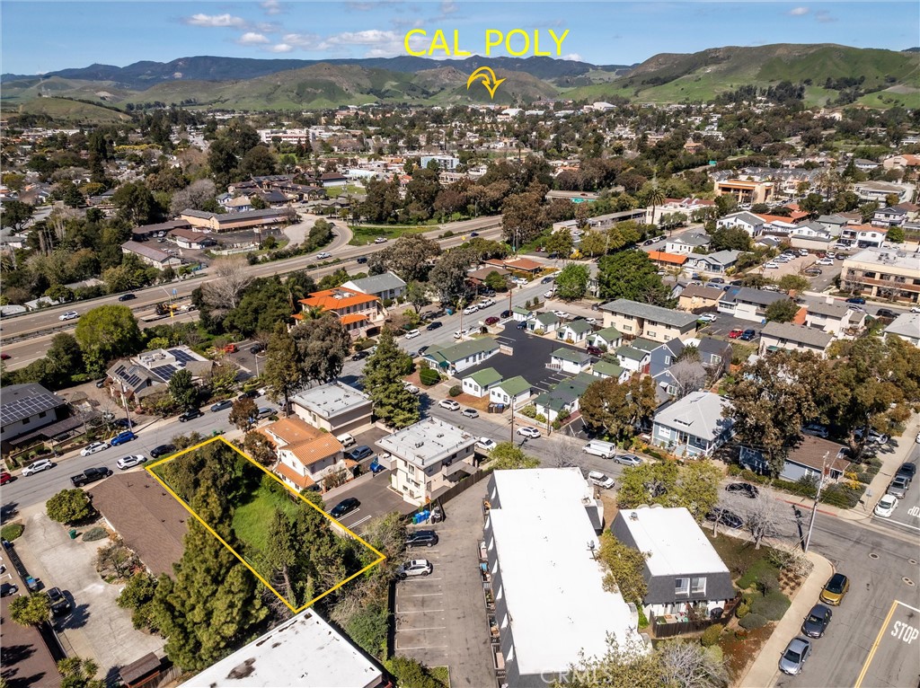 879 Walnut Street San Luis Obispo, CA 93401 - Photo 8 of 13 an aerial view of residential houses with outdoor space
