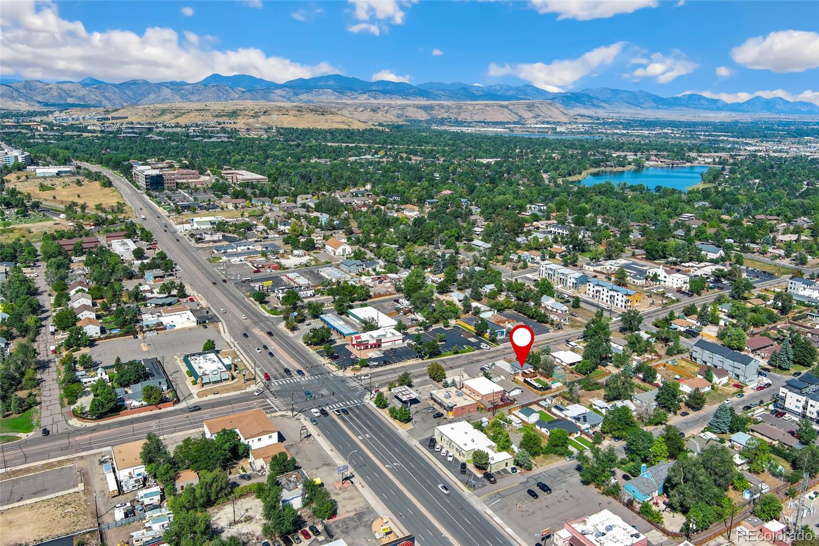 1530 Simms Street Lakewood, CO 80215 - Photo 37 of 38 an aerial view of city