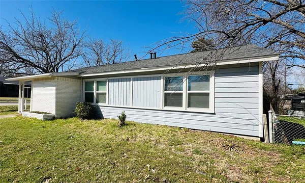 a house that has a large window in it