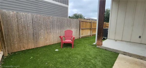 a view of a porch with wooden door