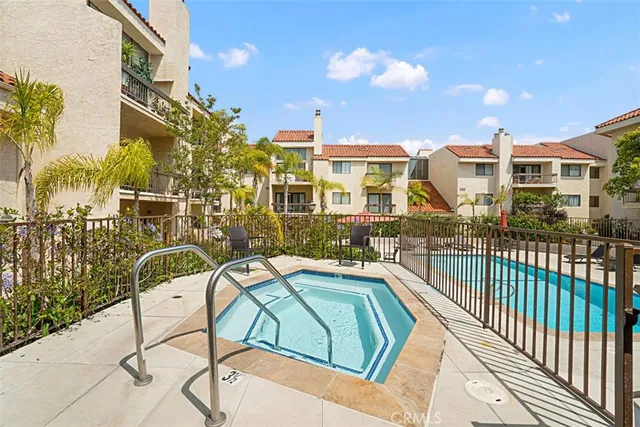 a view of balcony with a potted plant