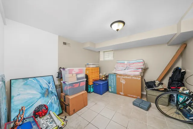 a room with storage and utility