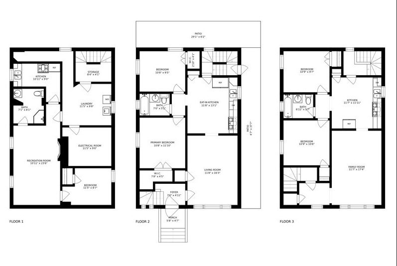 3401 Jackson Street Bellwood, IL 60104 - Photo 26 of 26 a picture of a floor plan