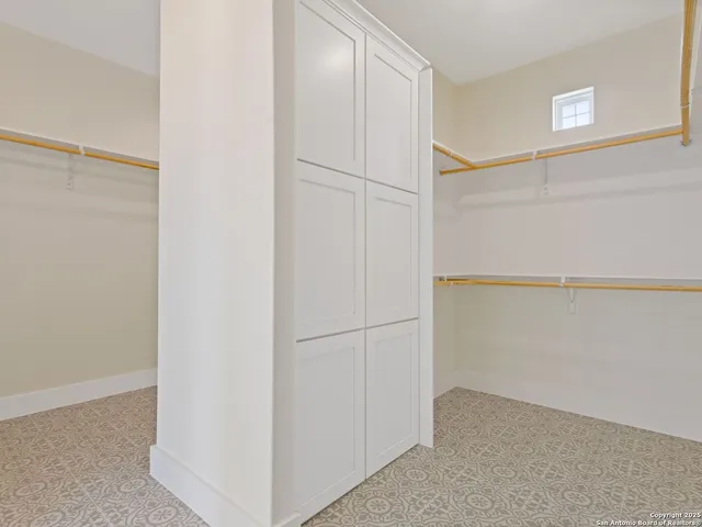 a view of closet area