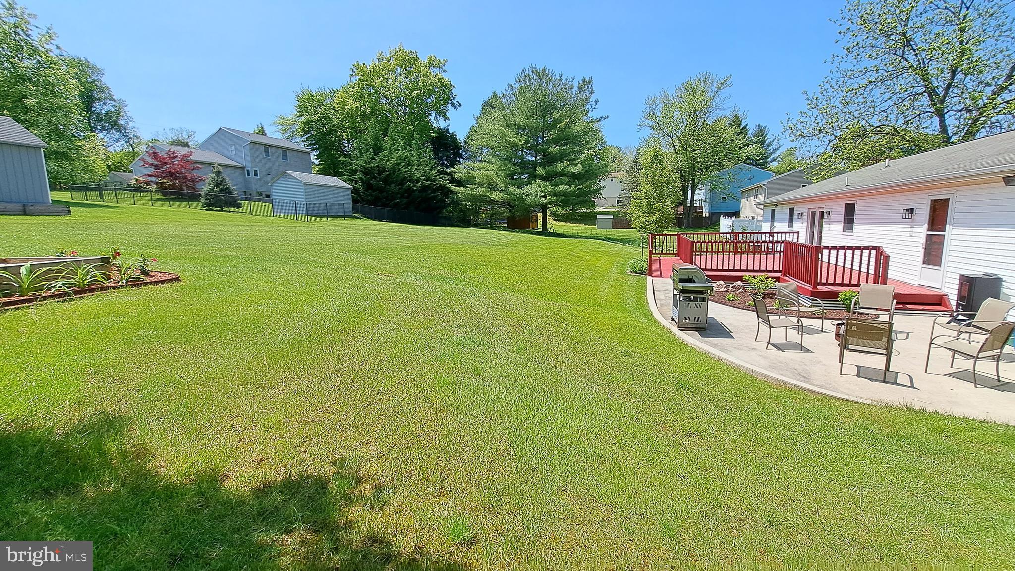 212 Ridley Drive York, PA 17402 - Photo 14 of 68 a view of a house with a backyard porch and sitting area