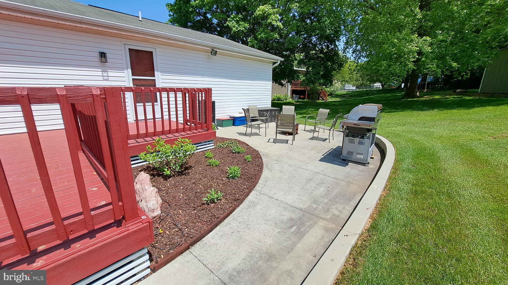 212 Ridley Drive York, PA 17402 - Photo 18 of 68 a view of a backyard with sitting area