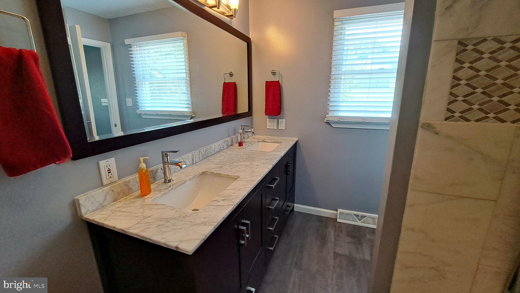212 Ridley Drive York, PA 17402 - Photo 46 of 68 a bathroom with a sink vanity and a mirror