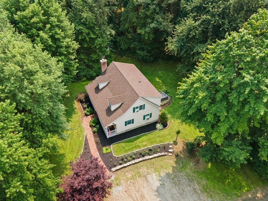 147 Wales Road Monson, MA 01057 - Photo 20 of 41 an aerial view of a house with a yard