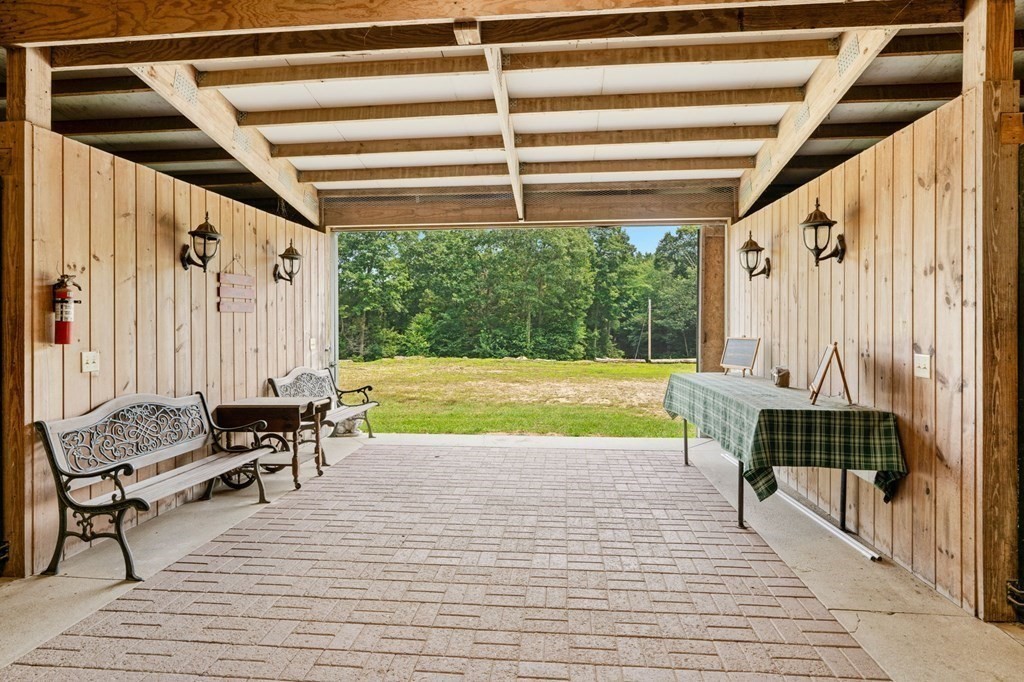 147 Wales Road Monson, MA 01057 - Photo 5 of 41 a view of swimming pool with seating space and wooden deck