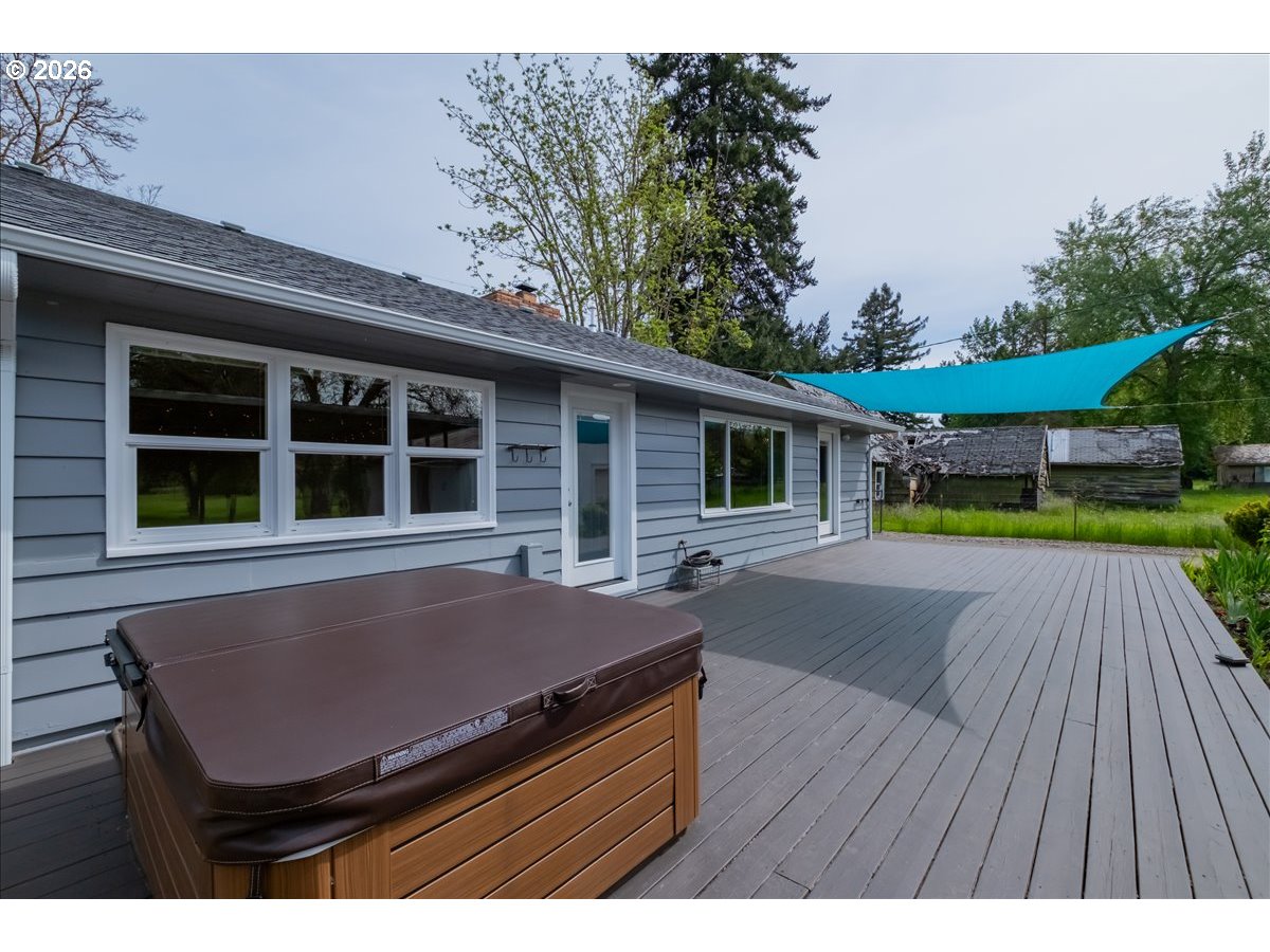 32973 Tennessee Road Southeast Lebanon, OR 97355 - Photo 26 of 36 a view of house with backyard outdoor seating